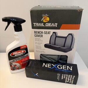 NEW Truck Detailing Bundle Seat Cover Ceramic Spray Wheel Cleaner